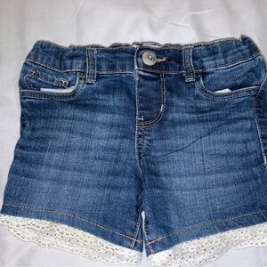 OshKosh B'gosh Denim Shorts with Lace Hem